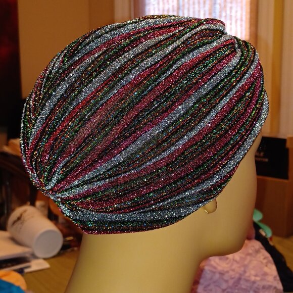 FOR @SORENSANDY - TWO Fun Shiney-Fabric "Cancer" Caps - Picture 4 of 10